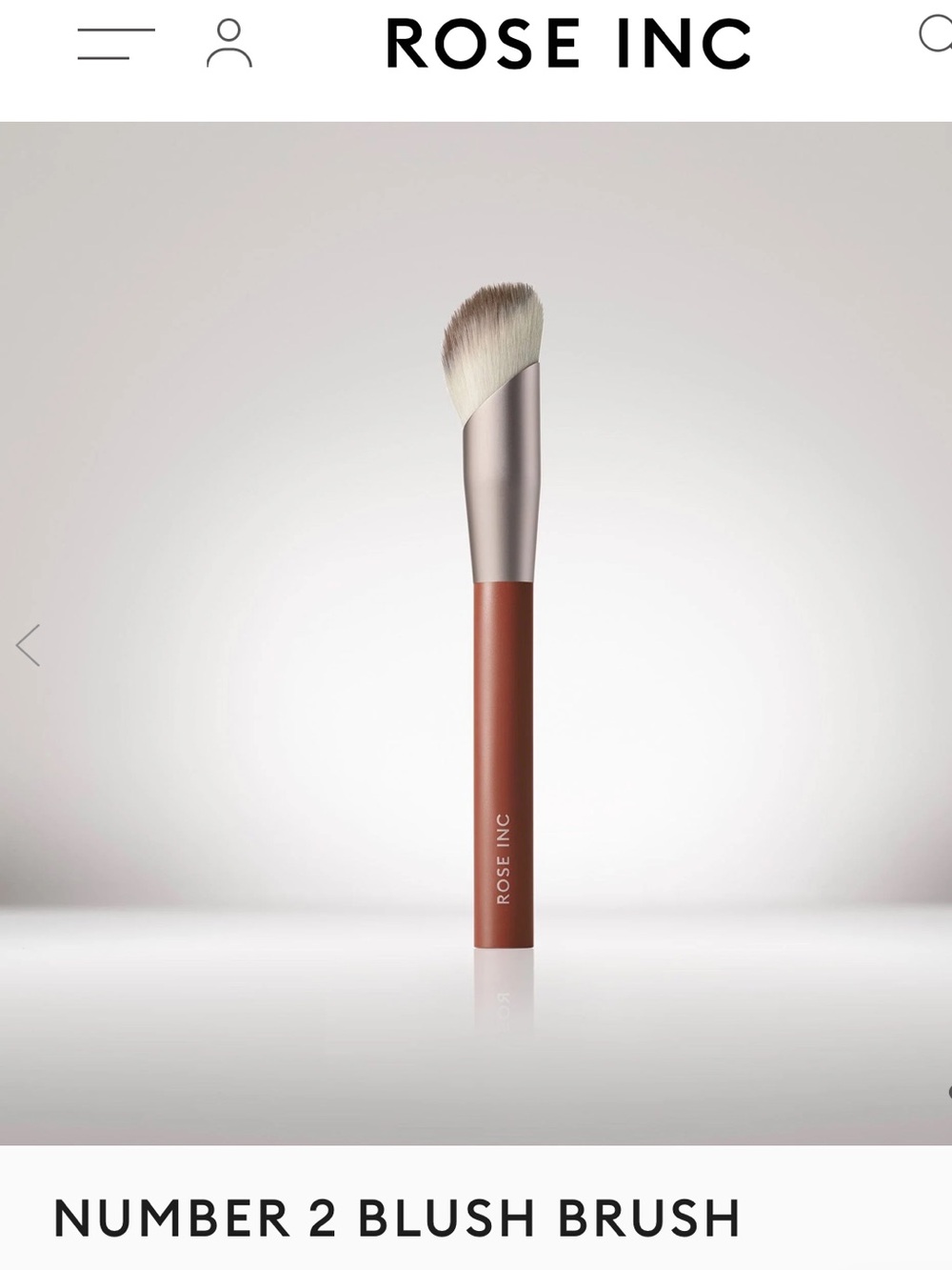 Rose Inc number 2  Angled Blush Brush